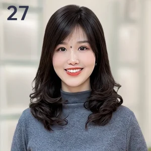 B27款 中长锁骨卷发洋气减龄