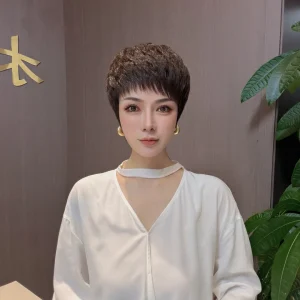 D1款 时尚潮流免打理记忆发